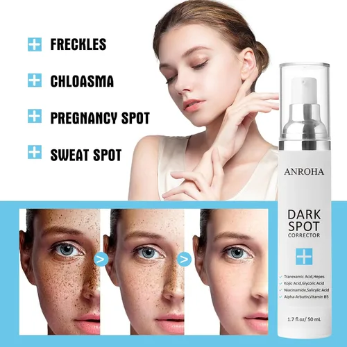 Vista 3 de Suero facial y corporal promueve el efecto antienvejecimiento para mujeres y hombres con niacinamida, ácido kójico y ácido salicíico, 1.7 fl oz