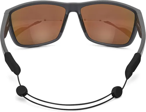 Vista 2 de Pilotfish Paquete de 2 correas de retención ajustables para lentes de sol, cordón universal sin cola para el cuello con extremos antideslizantes