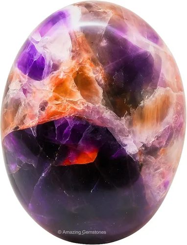 Vista 59 de Piedras de Siete Chakras de Amazing Gemstone y Piedras Curativas - Grandes Piedras de Palma de Cristal - Cristal para Buena Suerte, Energía Positiva