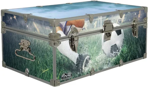 Vista 16 de C&N Footlockers Baúl de diseñador – Baúl de almacenamiento con temática deportiva – Disponible en 15 temas diferentes – 32 x 18 x 13.5 pulgadas