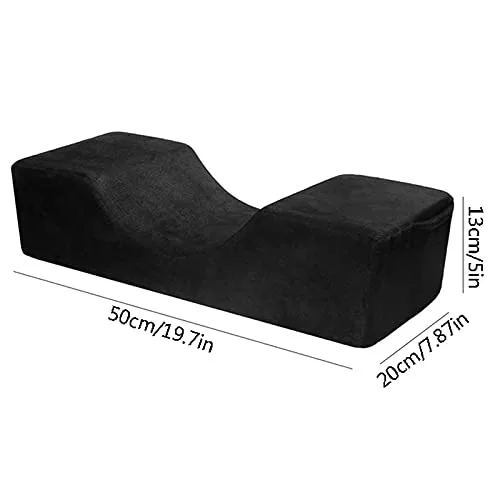 Vista 7 de Almohada de extensión de pestañas injertadas, soporte para el cuello, almohada de pestañas de espuma viscoelástica suave en forma de U, almohada
