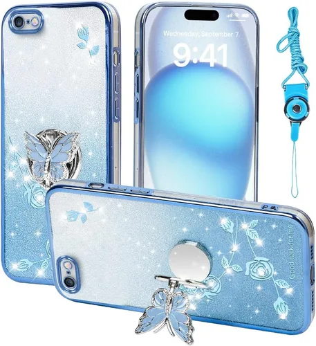 Vista 21 de para Apple iPhone 6 (12 cm) Funda para teléfono, para iPhone 6S Funda para teléfono móvil para mujeres y niñas, Funda protectora de TPU con diseño