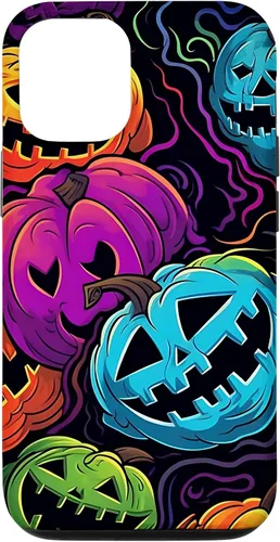 Vista 25 de Funda para iPhone 11 Pro Max Halloween Scary Pumpkin Graffiti