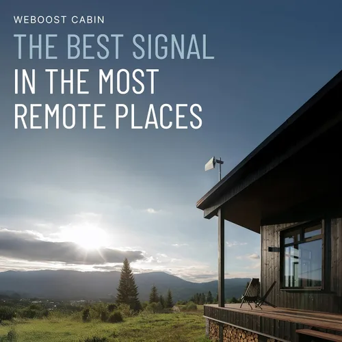 Vista 2 de weBoost Cabin – Amplificador de señal de teléfono celular Incrementa 4G LTE y 5G Compatibilidad con todos los operadores de EE. UU. – Verizon