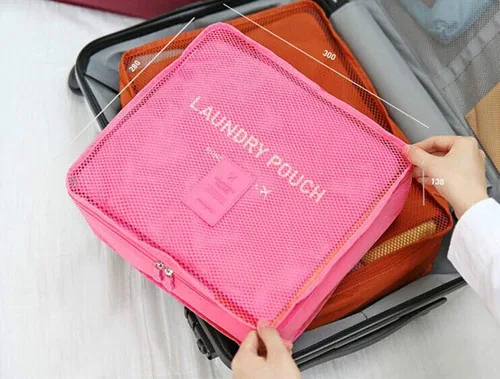 Vista 5 de Mossio Set de 7 cubos de embalaje con bolsa para zapatos, organizador de compresión para equipaje de viaje
