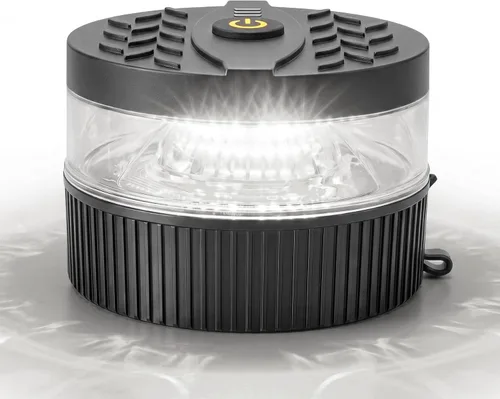 Vista 11 de Luz estroboscópica ámbar con base magnética, portátil USB-C recargable, mini luces LED intermitentes de emergencia para camiones, vehículos