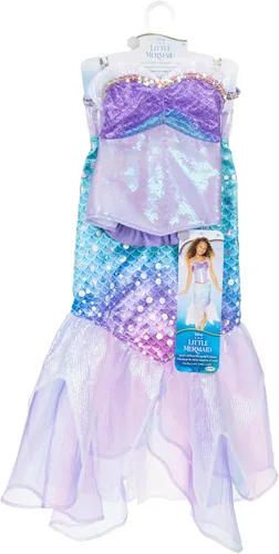 Vista 7 de Disney Vestido de 2 piezas de The Little Mermaid Ariel's - Traje de moda de sirena bajo el mar