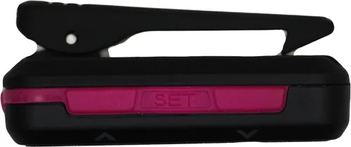 Vista 3 de Gymboss Temporizador de intervalo miniMAX y cronómetro - Negro/Rosa