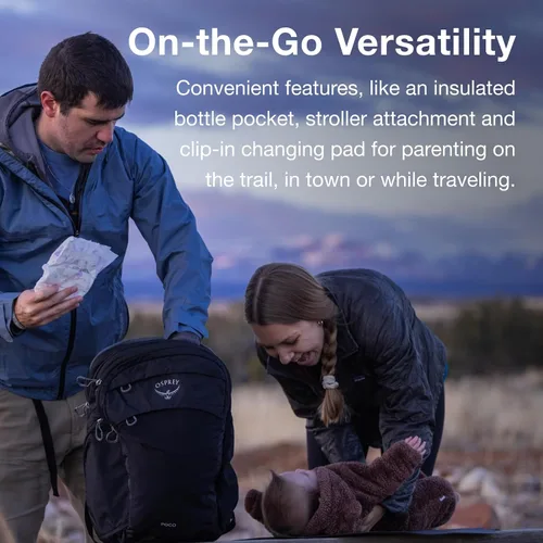 Vista 5 de Osprey Poco Changing Backpack with Clip-in Changing Pad - Travel Diaper Bag