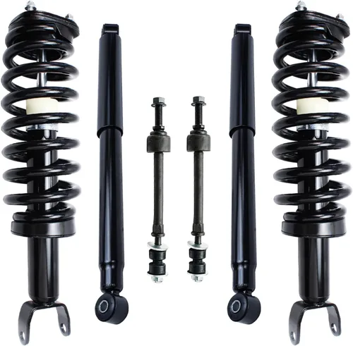 Vista 77 de Detroit Axle - Kit de puntales delanteros de 6 piezas para Ford Escape 2014-2019, 2 puntales y muelles helicoidales, 2 enlaces de barra