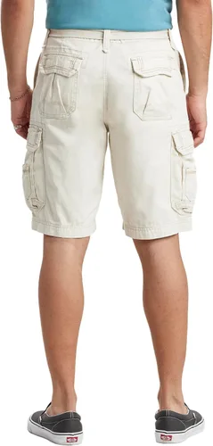 Vista 61 de Unionbay Survivor pantalones cortos de cargo con cinturón para hombre