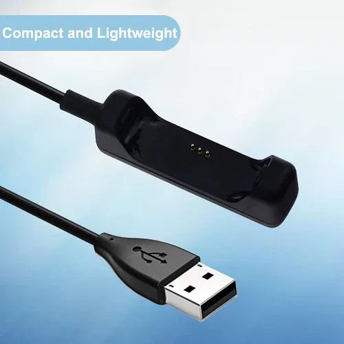 Vista 4 de Cable de carga para Fitbit Flex 2, Cable de carga de cargador USB de repuesto para Fitbit Flex 2 (negro)