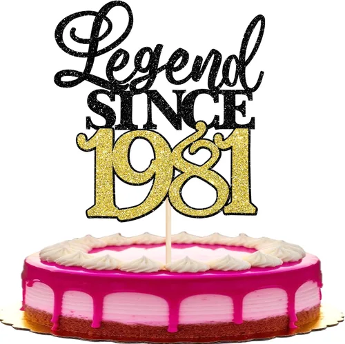 Vista 56 de Rsstarxi 1 paquete de decoración de pastel con purpurina de leyenda desde 2012 para decoración de tarta de cumpleaños 13 años para decoración