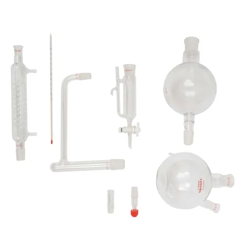 Vista 8 de Separador de aceite esencial de 110 V 1000 W, kit de cristalería de laboratorio, aparato de destilación de aceite de vapor de encimera, purificador
