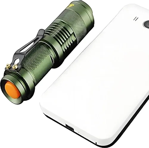 Vista 6 de Pocketman Paquete de 6, 7W 300LM SK-68 3 Modos Mini Linterna LED Antorcha Lámpara Táctica