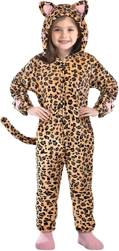 Vista 8 de GIFTINBOX Cat Costume For Girls, Cat Noir Costume, Onesie Black Cat Costume for Kids, Halloween Costumes for Kids Girls