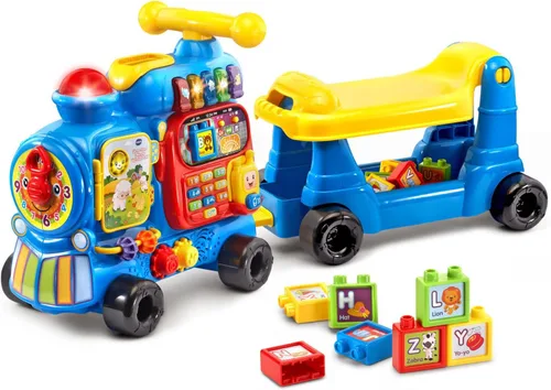 Vista 10 de VTech Sit-to-Stand Nuevo Tren del Alfabeto, Rojo
