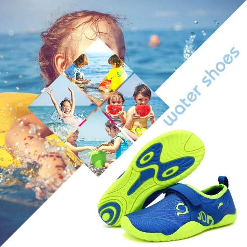 Vista 6 de CIOR Zapatos de agua ligeros para niños y niñas, tenis acuáticos para la playa (niños pequeñosniños grandes)
