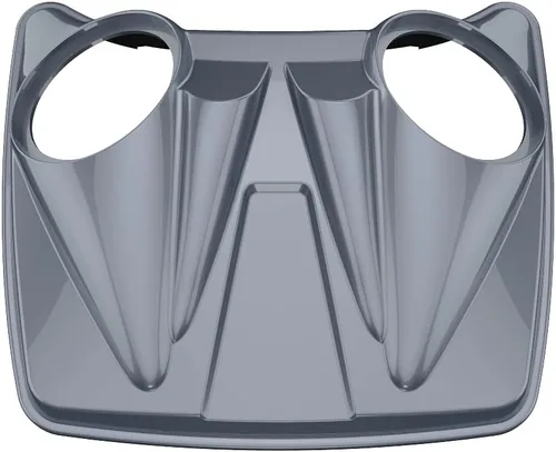 Vista 53 de Tapas de altavoz dobles de 8 pulgadas a juego para Advanblack/OEM Harley Rushmore estilo Razor, Chopped & King Tour Pak Whisky ámbar