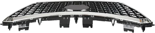 Vista 4 de munirater Rejilla superior delantera Cromo Honeycomb W/O Radar Hole Reemplazo para Sonata 2015-2017