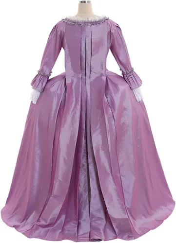 Vista 5 de CosplayDiy Queen Marie Antoinette Rococó - Vestido gótico victoriano para mujer