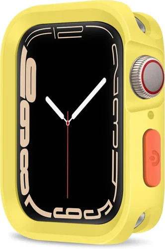 Vista 22 de Estuche Resistente Compatible con Apple Watch Case 41mm 40mm Series 9/8/7/6/5/4/SE3/2/1, Funda Protectora Amortiguadora de TPU Flexible y Suave