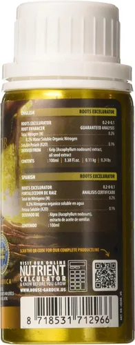 Vista 2 de House & Garden HGC749608 Roots Excelurator Gold Solución de clonación hidropónica, 3.4 fl oz