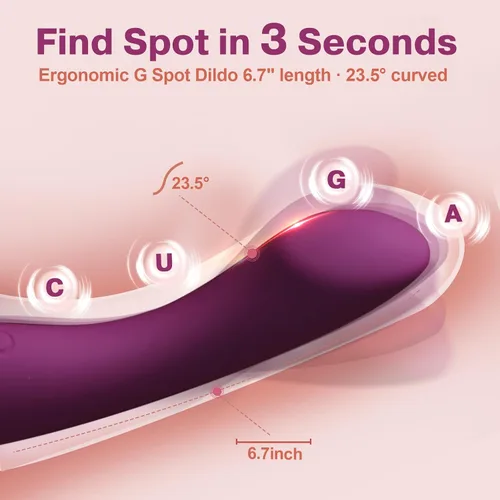Vista 4 de SVAKOM Consolador vibrador de punto G con 25 patrones de vibración juguetones, estimulador de clítoris para mujeres, parejas, adultos, juguetes