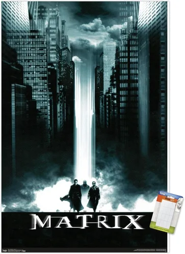 Vista 12 de Trends International The Matrix - Póster de pared de arte clave, 14.725 x 22.375 pulgadas, versión enmarcada de madera de granero Versión enmarcada