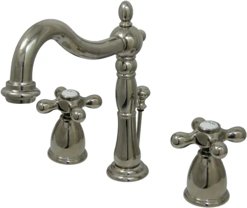 Vista 11 de Kingston Brass KB197 llave de baño amplia Heritage, KB1972AX Latón pulido