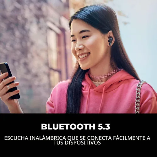 Vista 8 de Panasonic ErgoFit - Auriculares inalámbricos con cancelación de ruido, auriculares intrauditivos con graves potentes XBS, Bluetooth 5.3, estuche