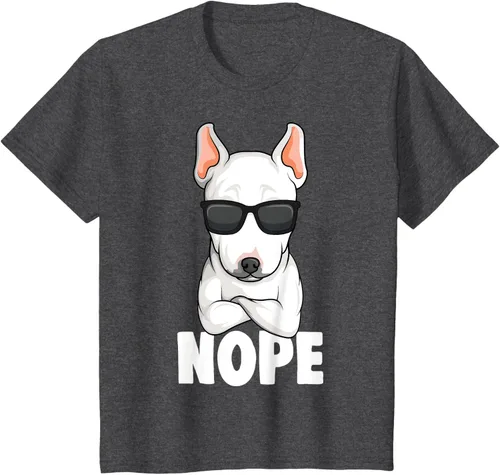 Vista 28 de Camiseta de perro Bull Terrier para niños y mujeres, Negro