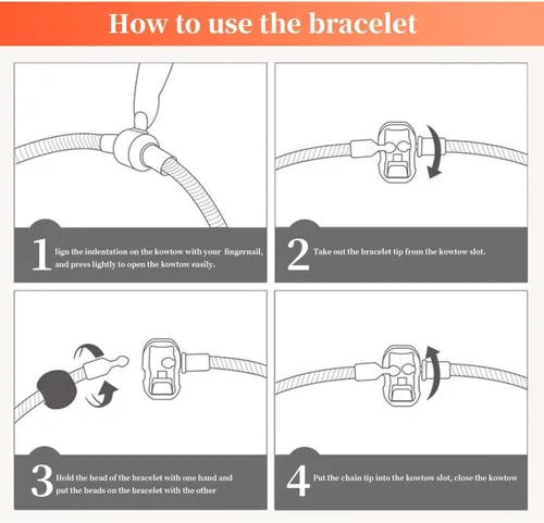 Vista 5 de LENDPLEX Pulsera de dije para dijes Pandora, plata de ley 925, cierre de corazón básico, pulsera de cadena de serpiente, regalo para niñas y mujeres