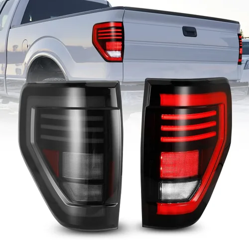 Vista 11 de ROXX Luces traseras para Ford F150, conjunto de luces traseras secuenciales LED para Ford F150 2009 2010 2011 2012 2013 2014