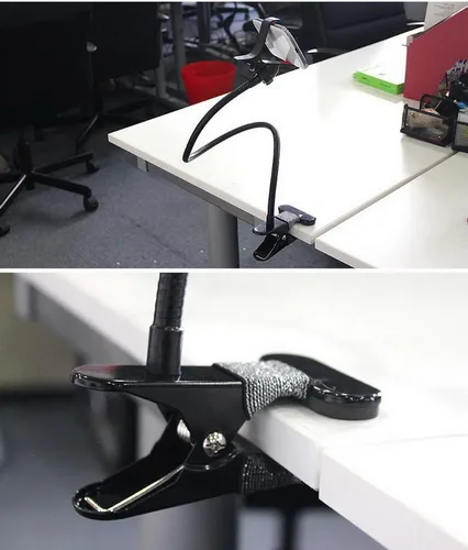 Vista 7 de axGear Soporte de brazo largo flexible giratorio 360 para escritorio de cama perezosa para teléfono