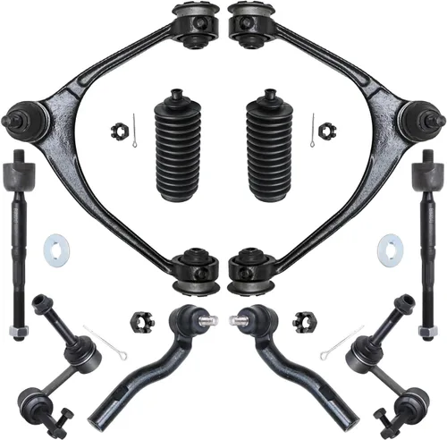 Vista 569 de Detroit Axle - Kit de suspensión frontal de 10 piezas para Dodge Avenger 2008-2014, Chrysler Sebring 2007-2010, 2 brazos de control inferiores, 2