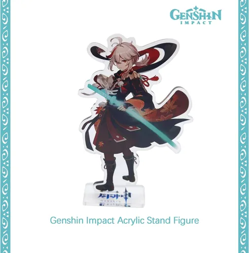Vista 7 de LimuToy Genshin Impact Box - Incluye caja ciega de figura de impacto Genshin, bolsa de lona, bandera, figura de soporte, alfombrilla de mouse