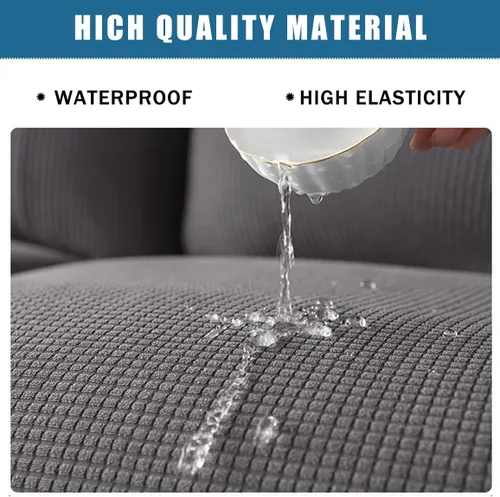 Vista 2 de Funda elástica para cojines de comedor de caravana, asiento de cabina de sofá jacquard para banco de automóvil de cámper