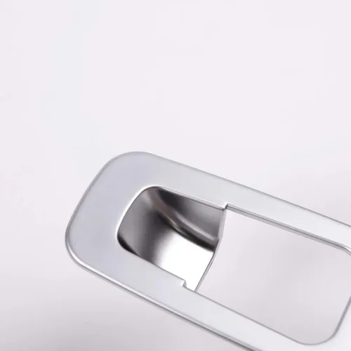 Vista 8 de YIWANG para Mercedes Benz W213 E GLC Clase C W205 2015-2020 ABS cromado mate cubierta de freno de mano electrónica