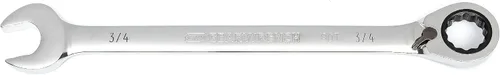 Vista 11 de GEARWRENCH Llave combinada de trinquete reversible 90T de 1" - 86653