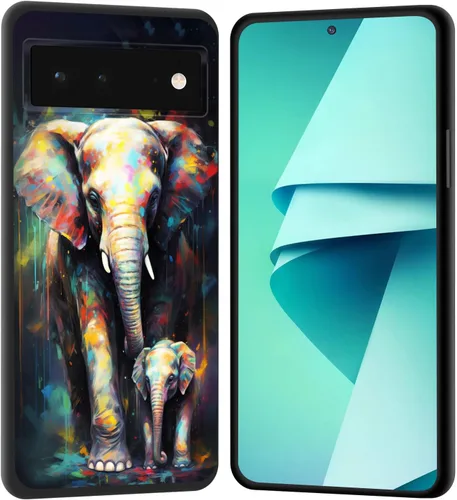 Vista 45 de Funda para Pixel 4 XL, funda de goma de silicona suave a prueba de golpes, funda protectora de cuerpo completo para Google Pixel 4 XL, ciervo