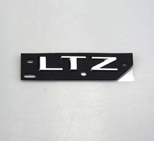 Vista 2 de Aimoll 2 calcomanías de repuesto para puerta trasera de Chevy 2019-2021 Silverado 1500 Z71 4x4 (cromado)