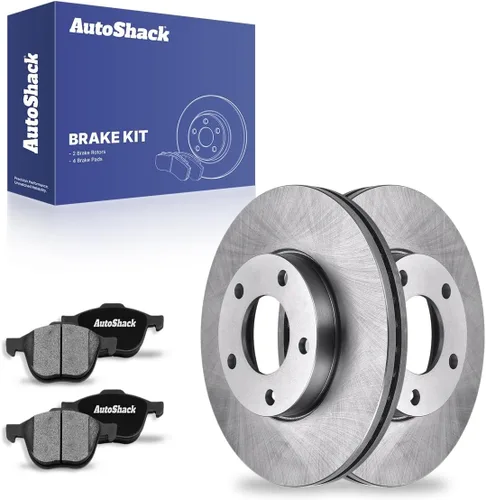 Vista 12 de AutoShack Pastillas de freno de cerámica para rotores de freno delanteros perforados y ranurados, repuesto para Mazda 3 2004-2013 2009 2010 2012