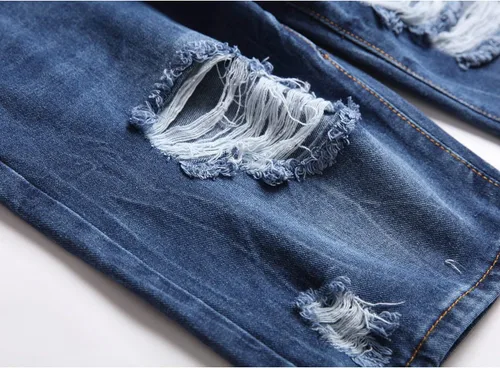 Vista 4 de Jeans cortos de verano con 5 bolsillos y corte regular para hombre
