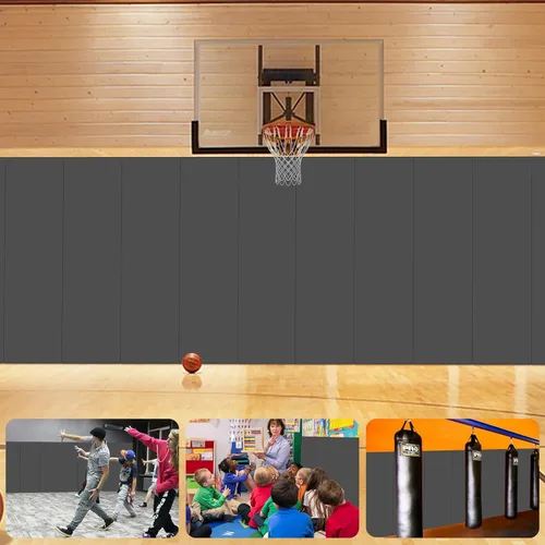 Vista 14 de Acolchado de pared para gimnasio, almohadilla de pared para niños, acolchado de pared de 2" de espesor, acolchado de pared para protección de 4