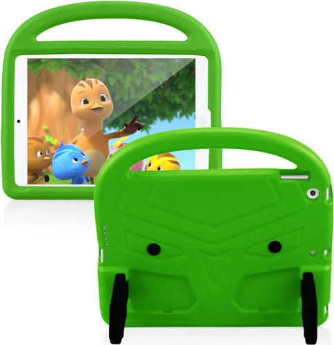 Vista 19 de Funda infantil para iPad de 9ª/8ª/7ª generación de 10.2 pulgadas con mango giratorio/soporte, ligera, suave, espuma EVA, a prueba de golpes, 01#