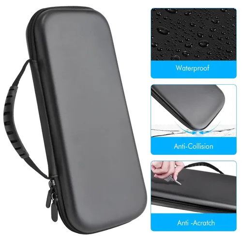 Vista 3 de Funda de transporte portátil para ASUS Rog Ally 2023 Release Hard EVA Shell Travel Daily Handheld Game Console Bolsa de almacenamiento protectora