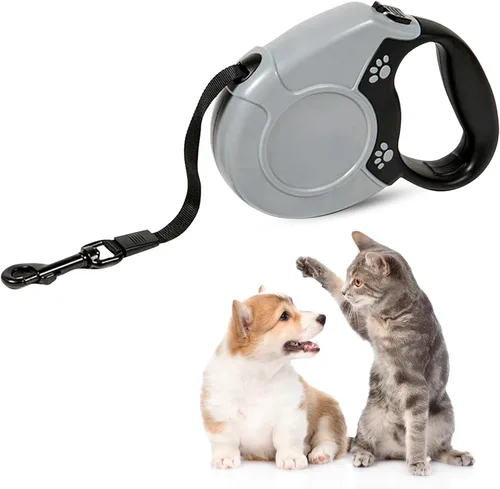 Vista 8 de PETCUTE Correa retráctil para caminar para perro, correa extensible de entrenamiento para perros, correas convenientes para perros pequeños