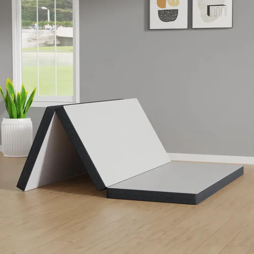 Vista 10 de PayLessHere Colchón de espuma viscoelástica triple plegable de 3 pulgadas Individual Firme medio
