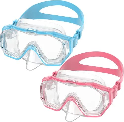 Vista 13 de WSTOO Adults Swim Goggles with Nose Cover to Prevent Water Inhaling, Anti-Fog Swimming Mask for Youth Men Women